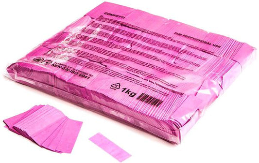 Magic FX Slowfall Konfetti Rechteckig 55x17mm - Pink 1kg