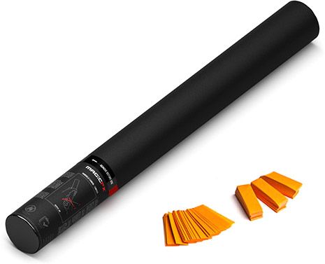 Magic FX Handbetriebene Konfettikanone 50cm - Orange