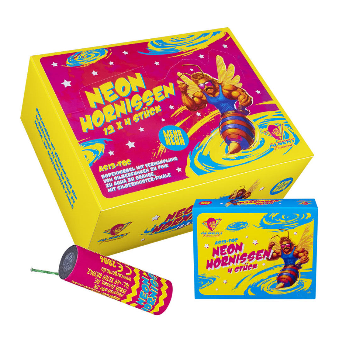 Neon Hornissen von Albert